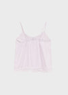 Reflect Satin Lace Sleeveless Top