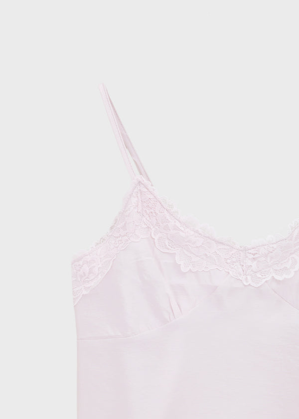 Reflect Satin Lace Sleeveless Top
