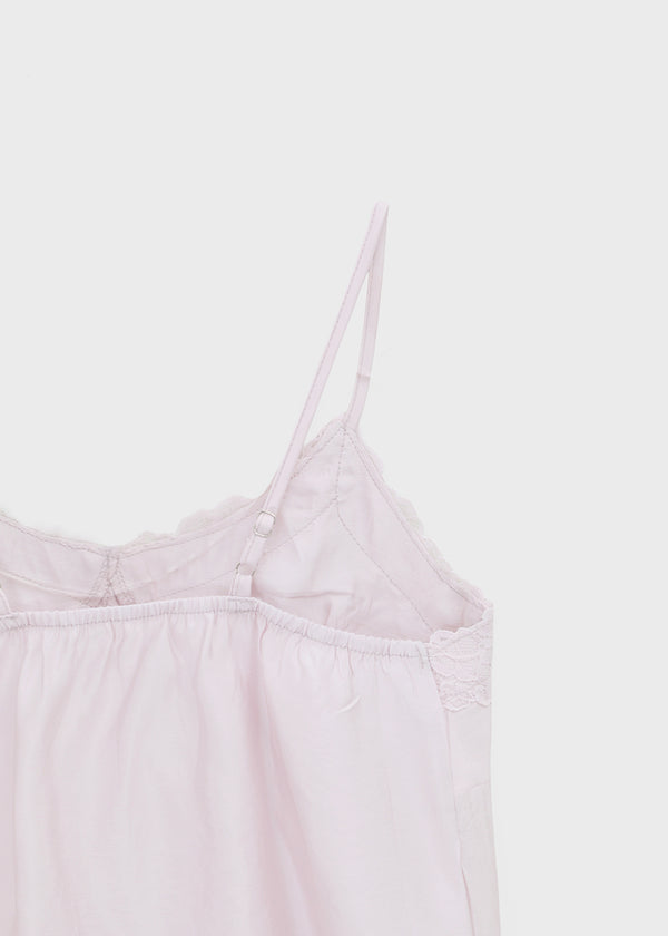 Reflect Satin Lace Sleeveless Top