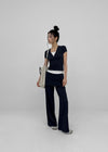 [MADE] Pompo Cooling Slit Skirt Pants (Set Available)