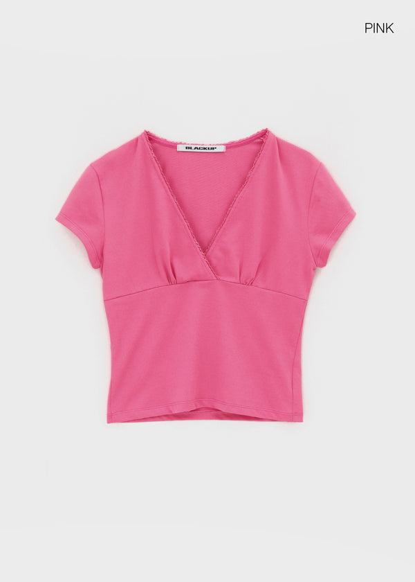 [MADE] Pompo Cooling Lace Wrap Short Sleeve Tee (Set Available)