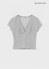 [MADE] Pompo Cooling Lace Wrap Short Sleeve Tee (Set Available)