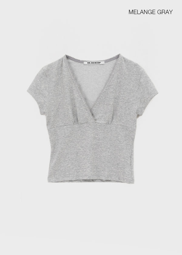 [MADE] Pompo Cooling Lace Wrap Short Sleeve Tee (Set Available)