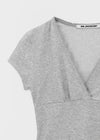 [MADE] Pompo Cooling Lace Wrap Short Sleeve Tee (Set Available)