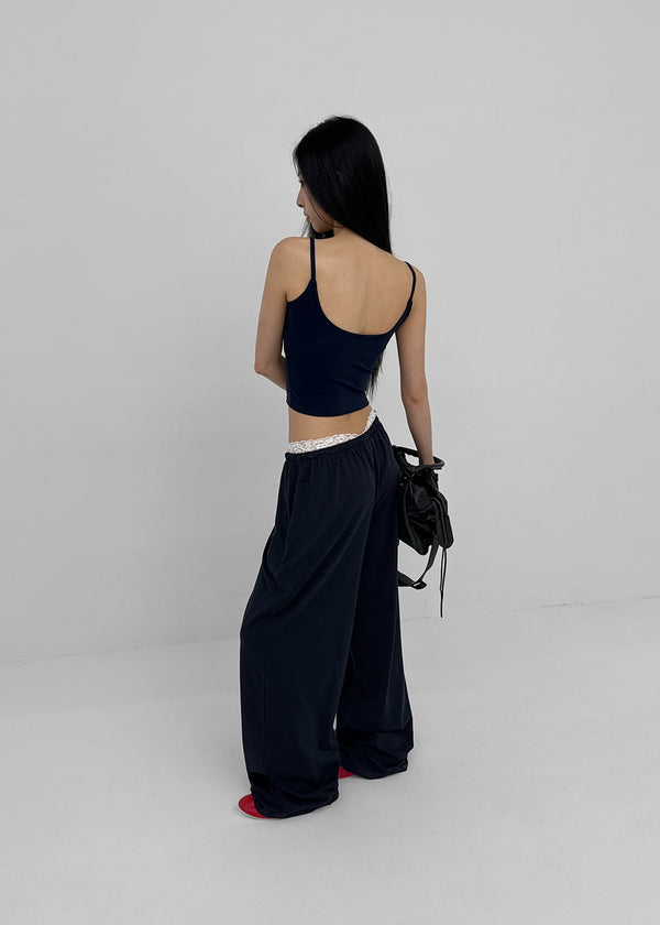 [MADE] Pompo Cooling Wide Elastic Waist Pants (Set Available)