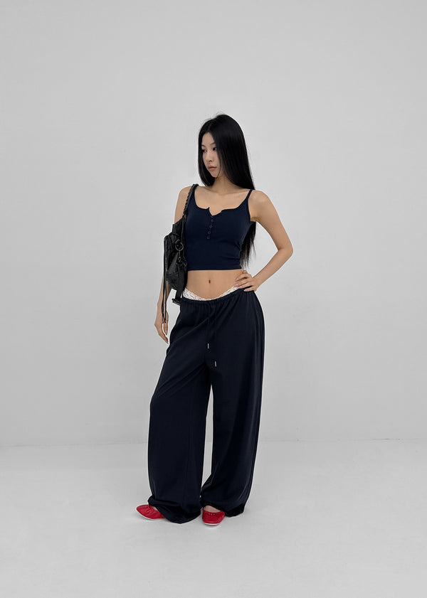 [MADE] Pompo Cooling Wide Elastic Waist Pants (Set Available)
