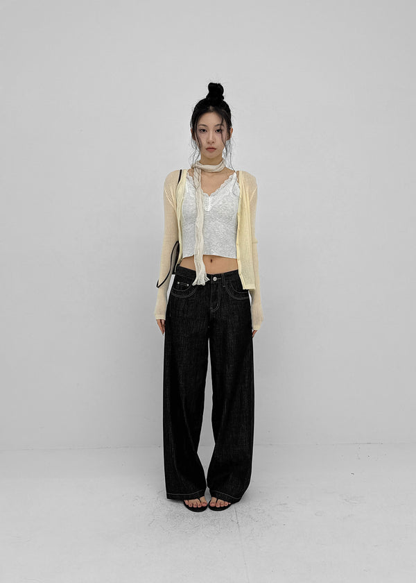 Rix V-neck Ribbed Summer Cardigan