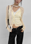 Rix V-neck Ribbed Summer Cardigan