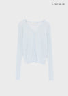 Rix V-neck Ribbed Summer Cardigan
