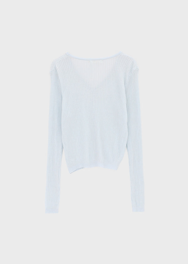 Rix V-neck Ribbed Summer Cardigan