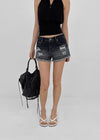 [MADE] Tata Distressed Denim Shorts