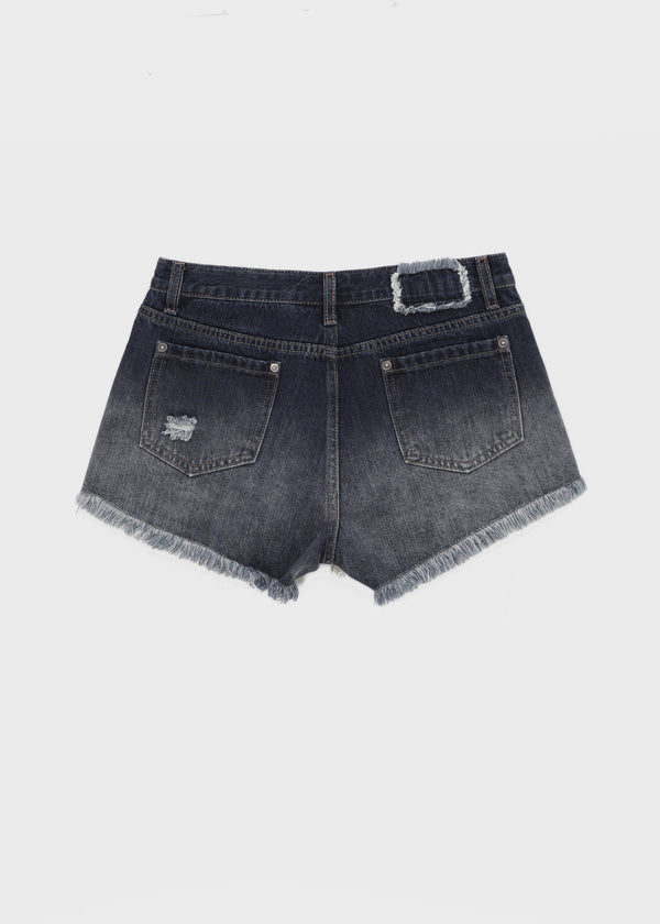 [MADE] Tata Distressed Denim Shorts