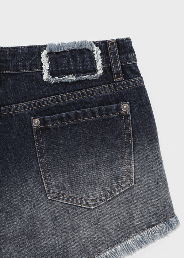 [MADE] Tata Distressed Denim Shorts