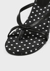 Muaze Dot Wedge Heel Flip-flops