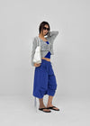 Derio Cropped Capri Pants