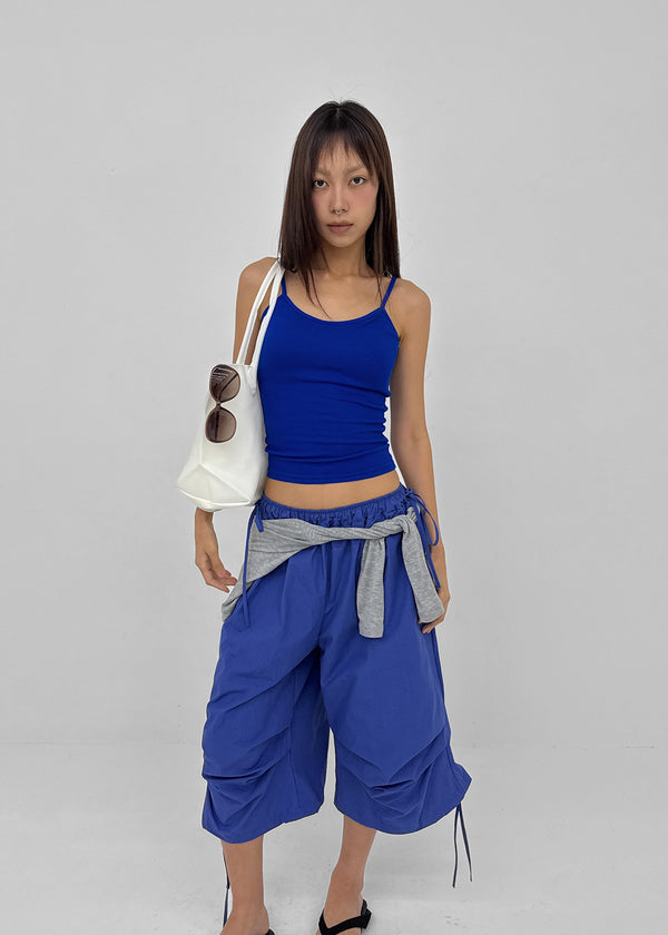 Smenly Backless Ribbed Sleeveless (Built-in Cap)