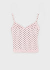 Riviera Dot Lace Sleeveless (Built-in Cap)