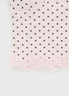 Riviera Dot Lace Sleeveless (Built-in Cap)