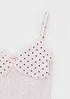 Riviera Dot Lace Sleeveless (Built-in Cap)