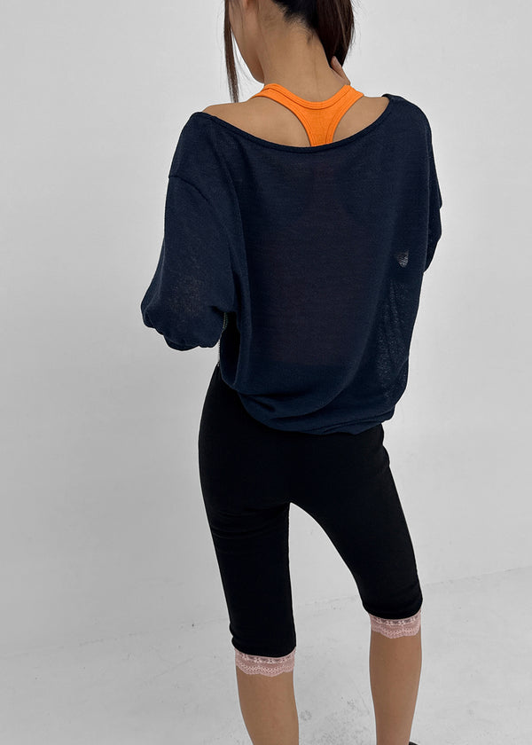 Yenfel Mango U-neck Sleeveless (Built-in Cap)