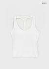 Yenfel Mango U-neck Sleeveless (Built-in Cap)