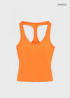 Yenfel Mango U-neck Sleeveless (Built-in Cap)