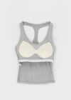 Yenfel Mango U-neck Sleeveless (Built-in Cap)