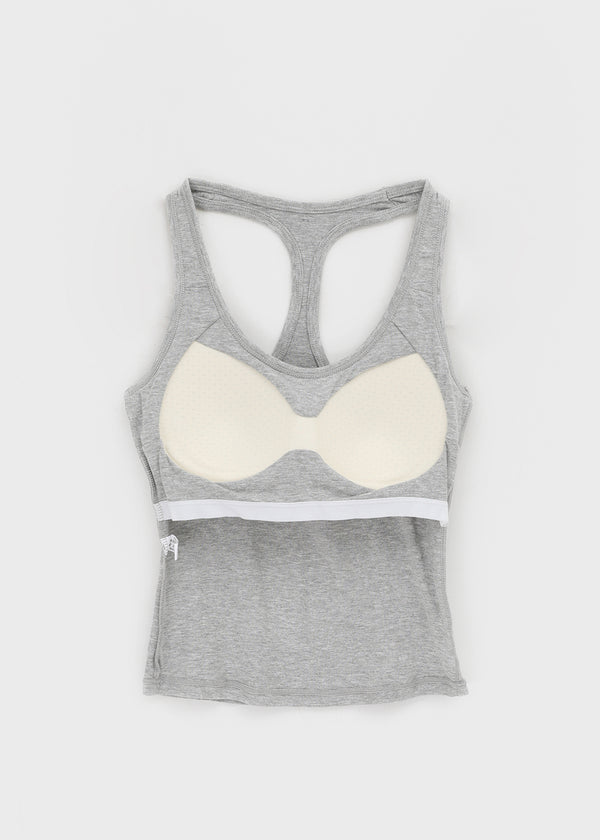 Yenfel Mango U-neck Sleeveless (Built-in Cap)