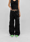 Chokin Multi-pocket Cargo Cotton Pants
