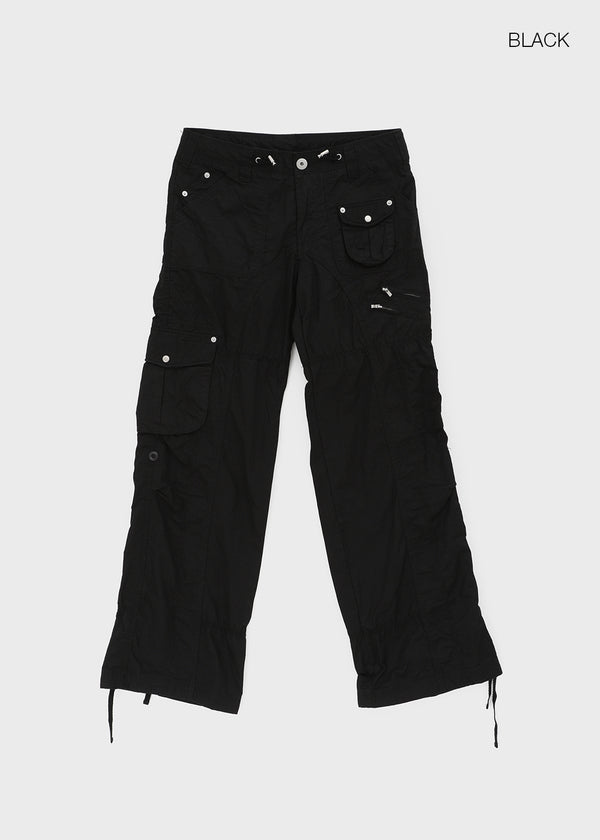 Chokin Multi-pocket Cargo Cotton Pants