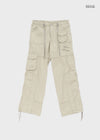 Chokin Multi-pocket Cargo Cotton Pants