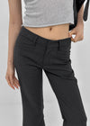 Quartz Striped Cropped Capri Pants