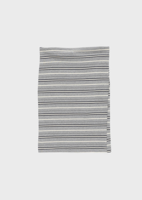 Zings Striped Midi Skirt