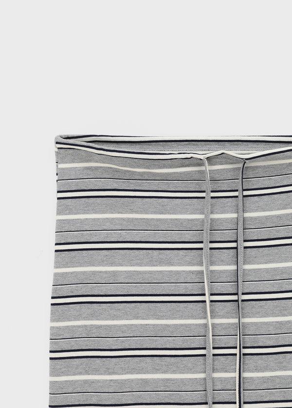 Zings Striped Midi Skirt