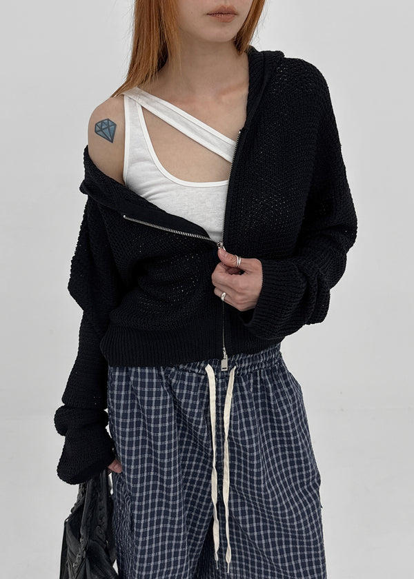 [MADE] Veilun Summer Knit Hood Zip-Up