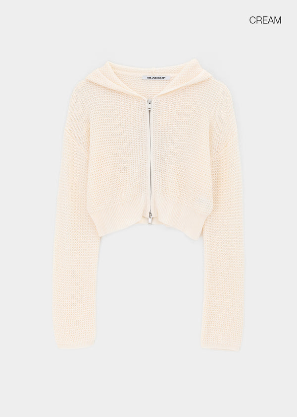 [MADE] Veilun Summer Knit Hood Zip-Up