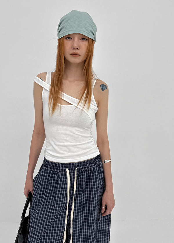 Charoli Strap Sleeveless Top