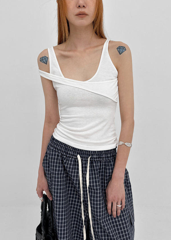 Charoli Strap Sleeveless Top