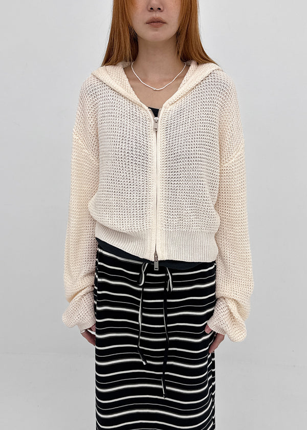 [MADE] Veilun Summer Knit Hood Zip-Up