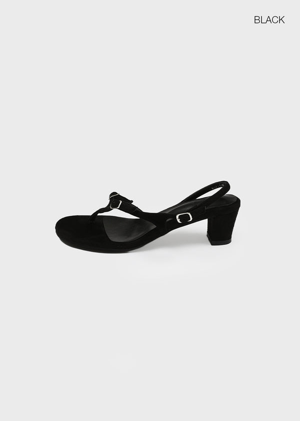 Tupini Buckle Flip-flop Heels