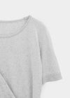 Shuaro Linen Wrap Short Sleeve Knit
