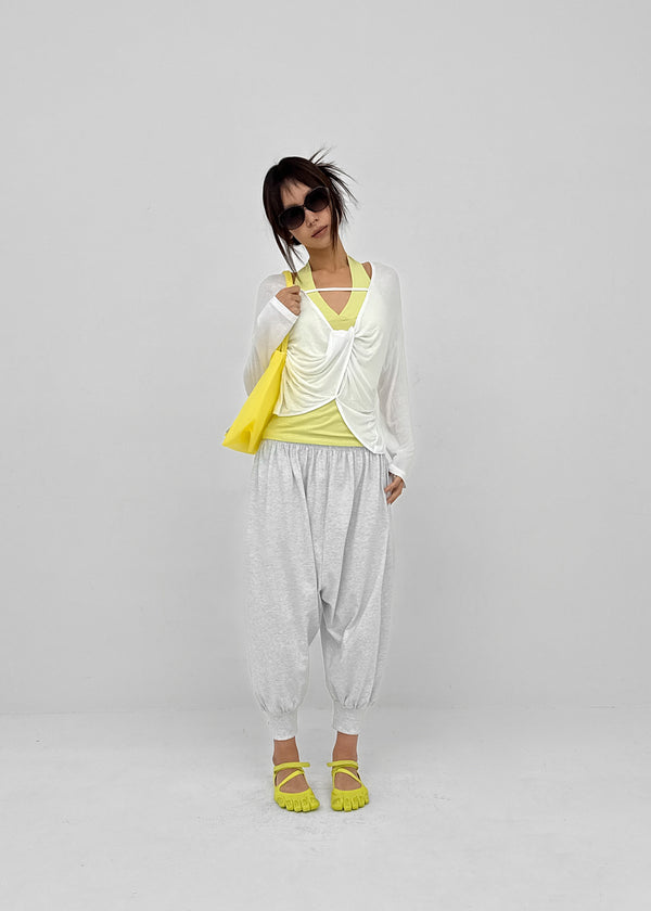 Wanon Twist Tension Long Sleeve Tee