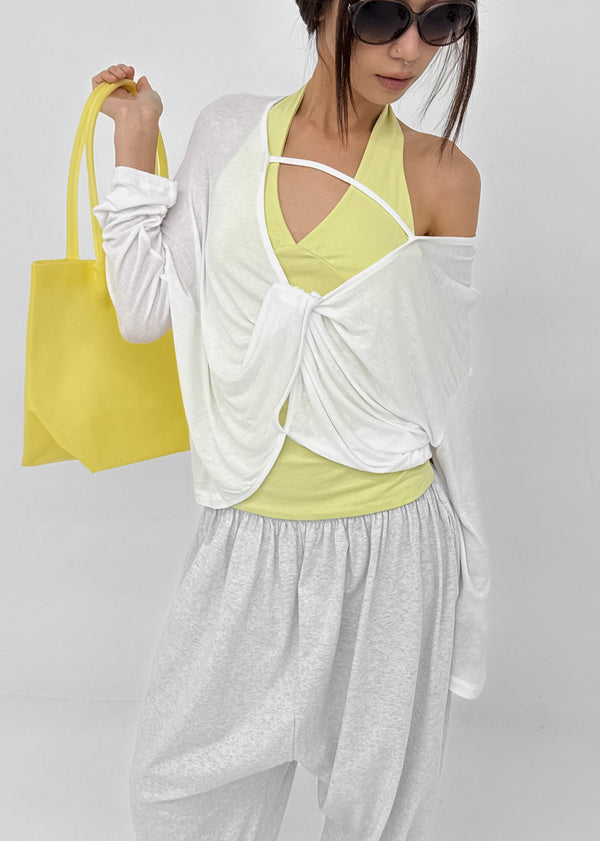 [MADE] Eki String Halter Sleeveless Top