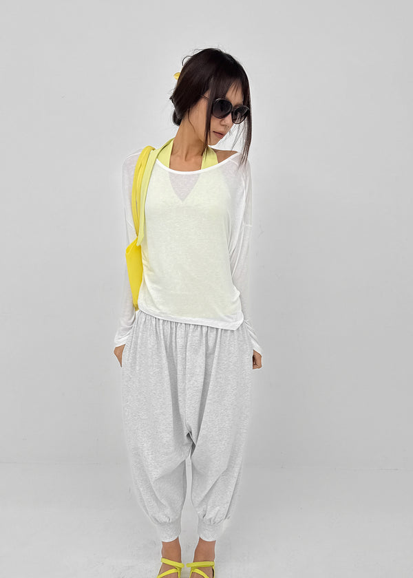Wanon Twist Tension Long Sleeve Tee