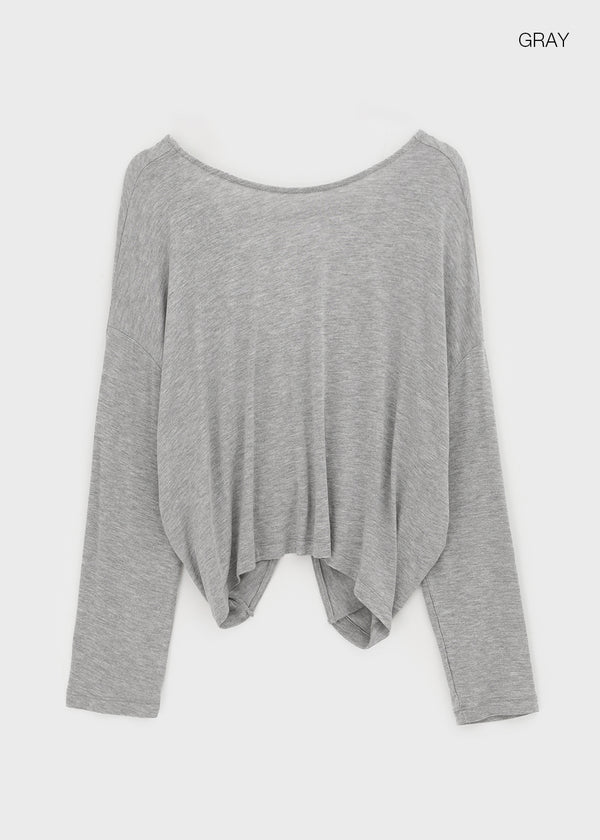 Wanon Twist Tension Long Sleeve Tee