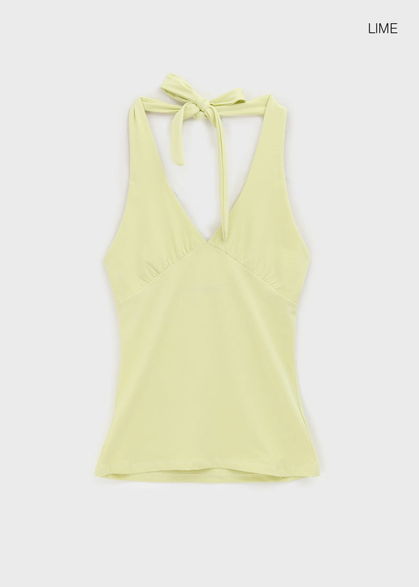 [MADE] Eki String Halter Sleeveless Top