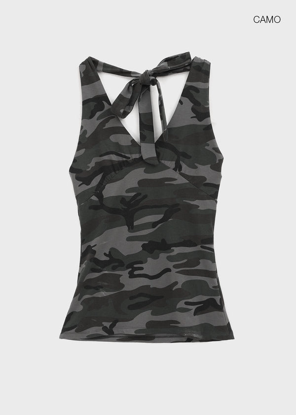 [MADE] Eki String Halter Sleeveless Top
