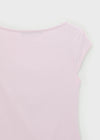 [MADE] Daychi Button Cap Sleeve Short Sleeve Top