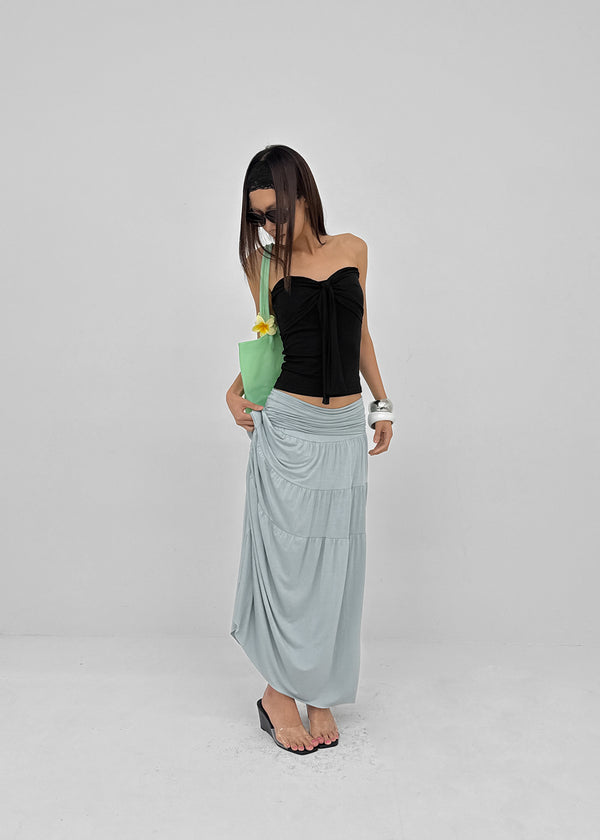 [MADE] Haini Folding Long Skirt