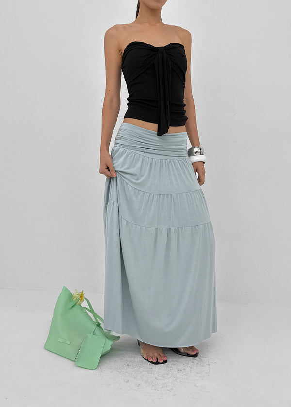 Babeam Ribbon Shirring Tube Top